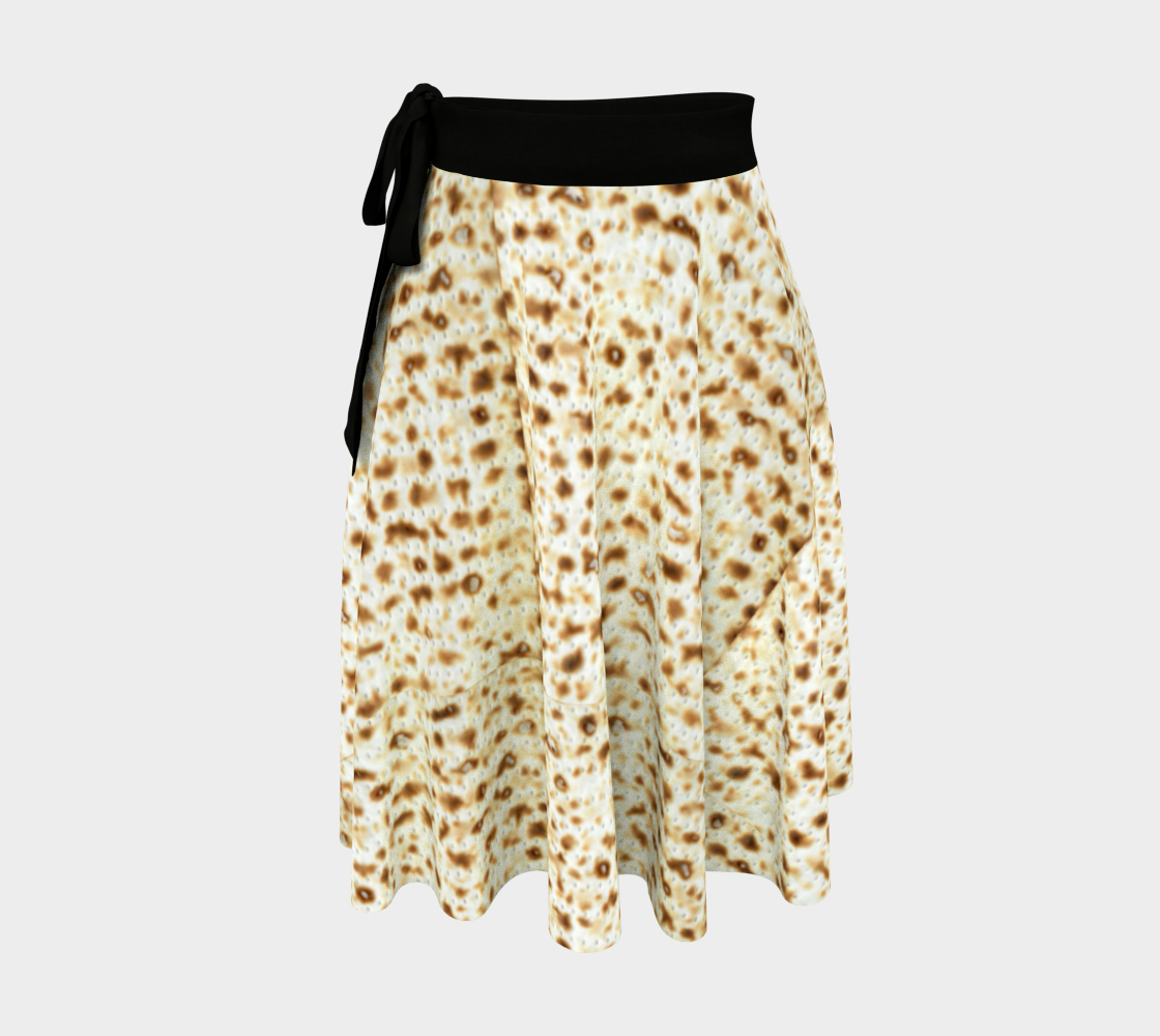 Matza Print Wrap Skirt