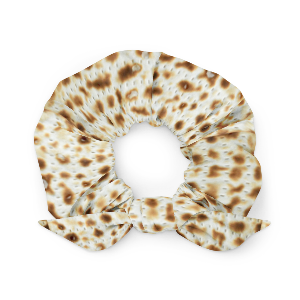 Matza Print Scrunchie