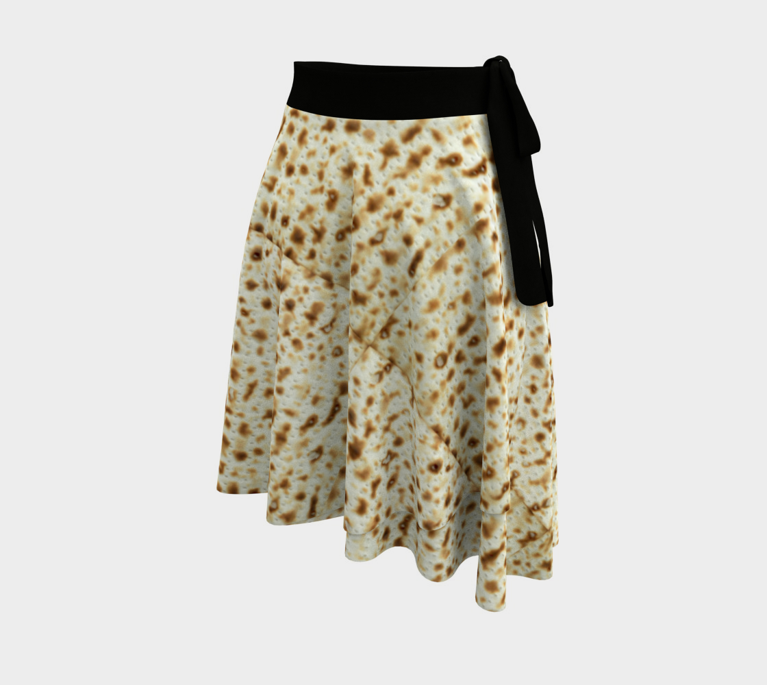 Matza Print Wrap Skirt